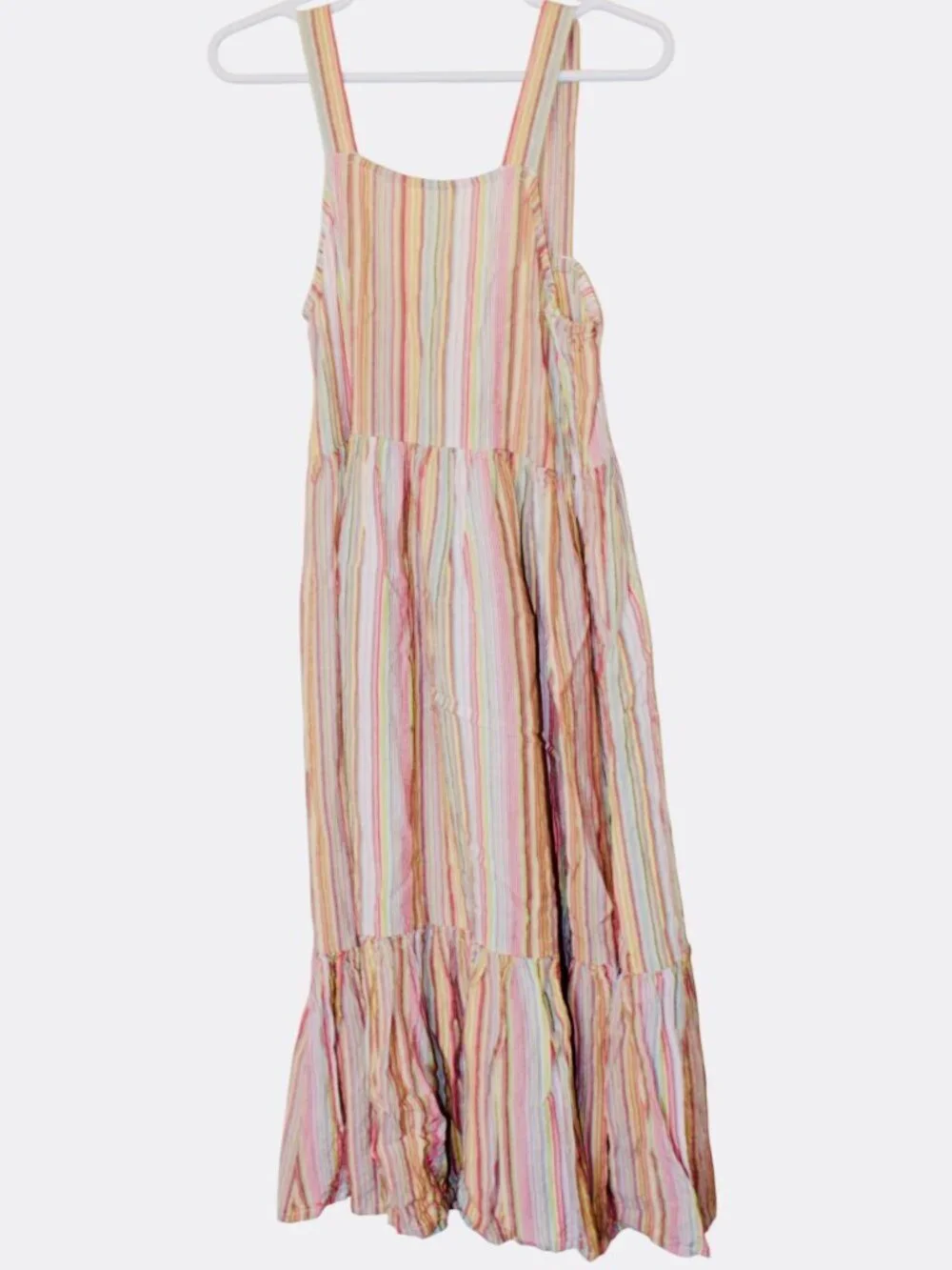 Girl’s Striped Maxi Dress Tank Top Straps - XS Youth (6x/7) O’Neill